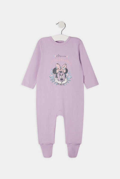 Pyjama Minnie parme bébé fille