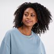 Robe t-shirt manches courtes coton gris femme