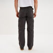 Pantalon cargo 2-en-1 modulable bermuda gris fonc&eacute; homme