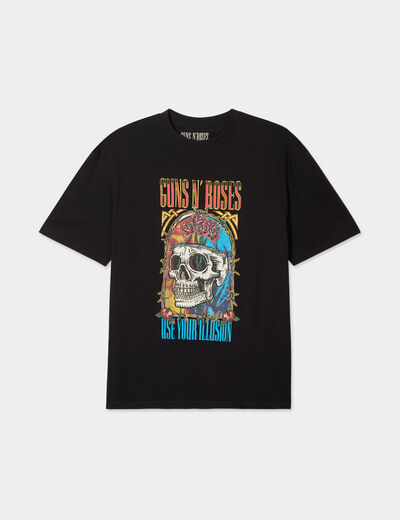 T-shirt manches courtes Guns N' Roses noir homme