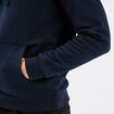 Sweat molleton &agrave; capuche hoodie bleu marine homme