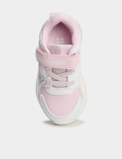 Baskets running lumineuses Stitch rose bébé fille