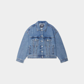 veste en jean boutonnee creeks denim double stone femme Veste en jean boutonnée Creeks denim double stone femme