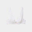 Soutien-gorge foulard dentelle blanc femme