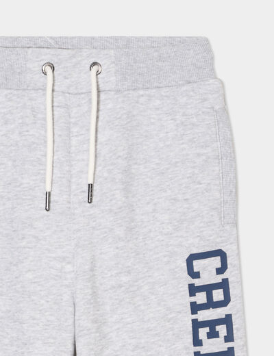 Pantalon de jogging regular gris clair garçon