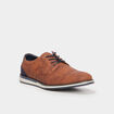Derbies à lacets marron homme