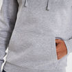 Sweat molleton &agrave; capuche hoodie gris clair homme
