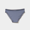 Lot 3 culottes avec dentelle bleu violet femme