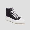 Baskets montantes en toile Creeks noir femme
