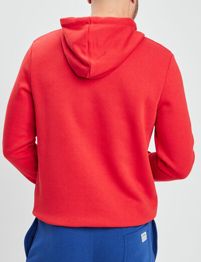 Sweat à capuche hoodie Creeks rouge homme
