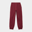 Pantalon de jogging molleton bordeaux fille
