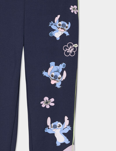 Legging stretch Stitch multicolore fille