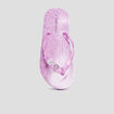 Tongs à paillettes et bijoux Wamea Beach violet fille