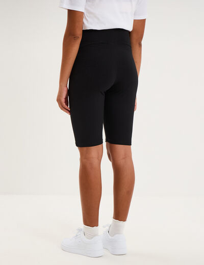 Short cycliste grossesse noir femme maternit&eacute;