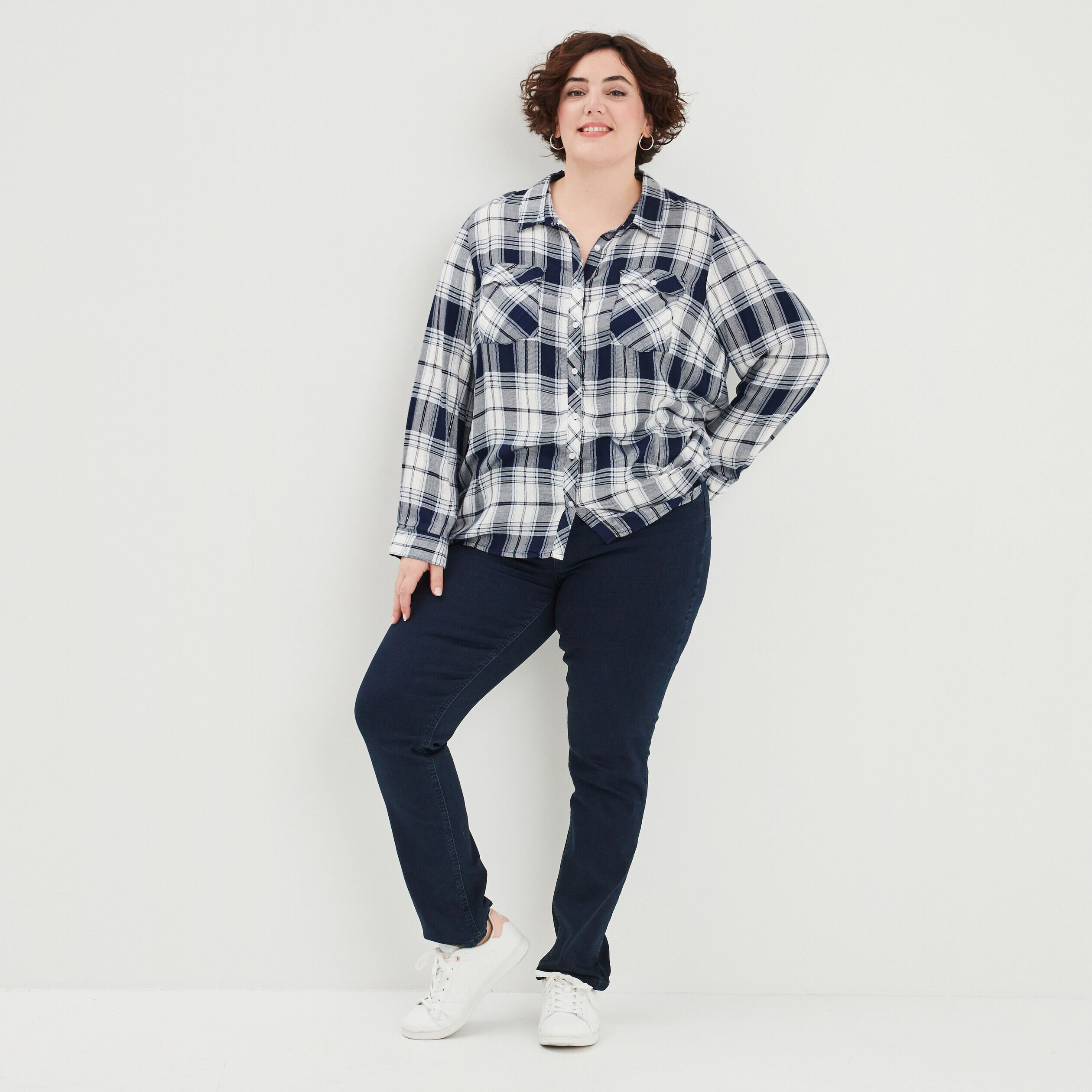 Jean grande taille femme pas cher Jean La Halle
