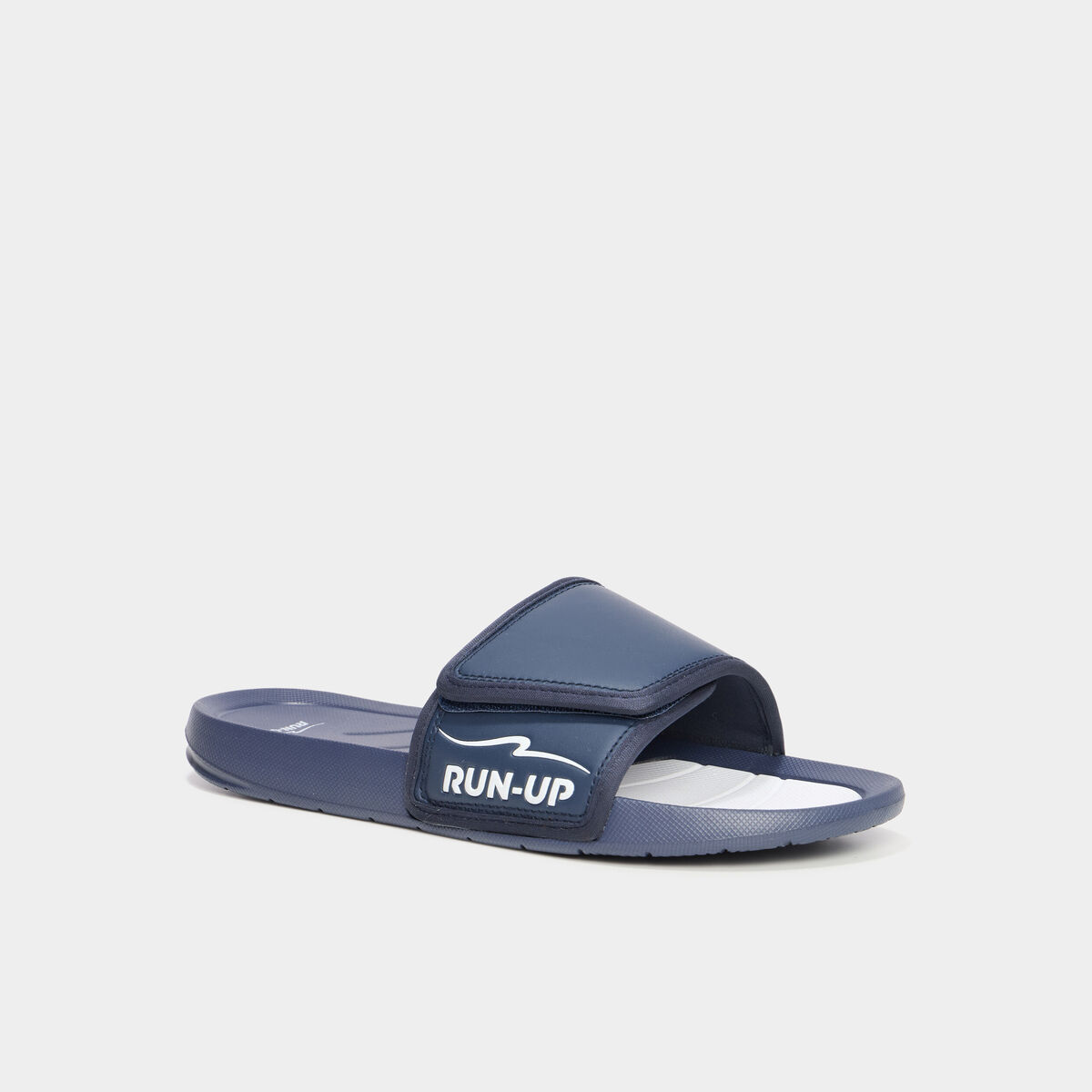 Mules de plage &agrave; scratchs multicolore homme