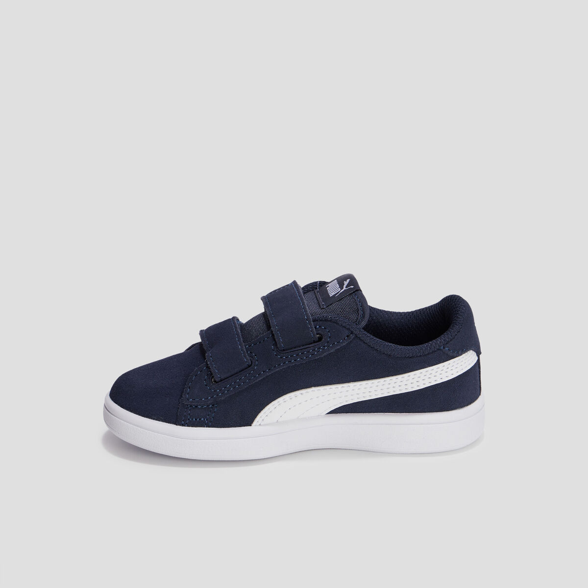 Tennis à scratchs Smash V2 SD Puma bleu marine garçon