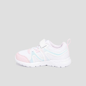 baskets running a scratchs et paillettes blanc fille Baskets running à scratchs et paillettes blanc fille