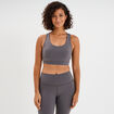 Brassi&egrave;re de sport dos nageur gris fonc&eacute; femme
