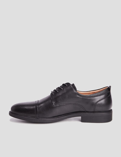 Derbies lacées noir homme