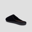 Chaussons mules Isotoner noir homme