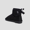 Bottines fourrées avec noeud noir fille