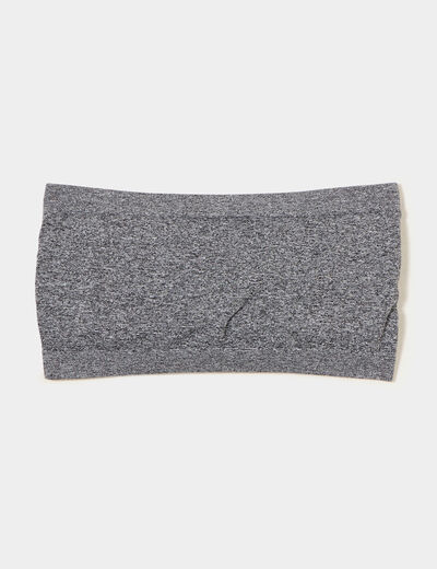 Lot 2 bandeaux paddés gris foncé femme