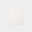 Ensemble pyjama pantalon t-shirt coton blanc fille