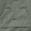 Ensemble effet polaire sweat et pantalon vert kaki b&eacute;b&eacute; gar&ccedil;on