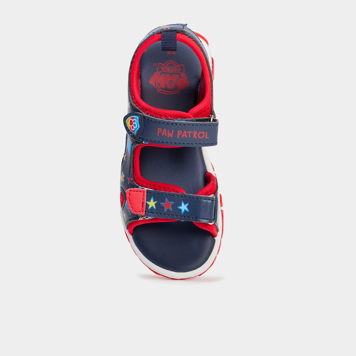 Sandales semelles lumineuses Paw Patrol bleu marine gar&ccedil;on