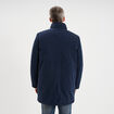 Parka 3-en-1 d&eacute;perlante bleu fonc&eacute; homme