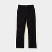 Jeans droit 5 poches coton denim noir femme