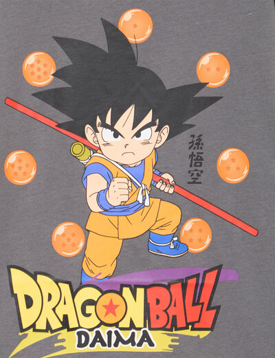 T-shirt coton Dragon Ball Daima gris fonc&eacute; gar&ccedil;on