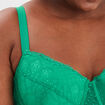 Soutien-gorge emboîtant à dentelle Izzie vert menthe femme grande taille