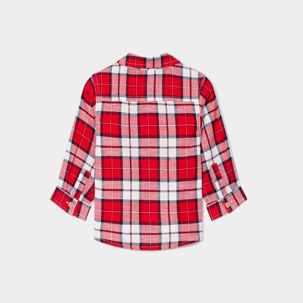 ensemble 2 pieces coton creeks rouge bebeg Ensemble 2 pièces coton Creeks rouge bébé garçon