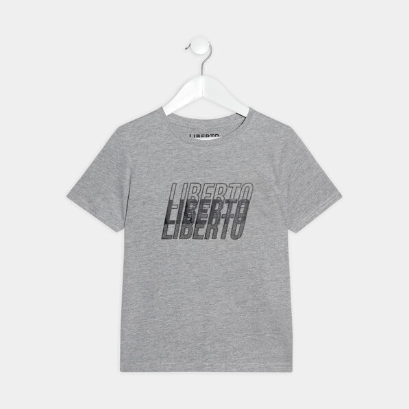 T-shirt Liberto gris garçon
