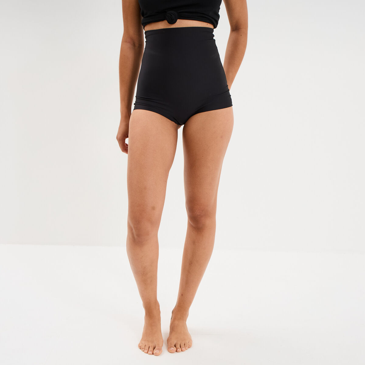 Culotte haute gainant noir femme