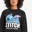 Ensemble pyjama pantalon coton Stitch noir femme