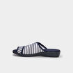 Chaussons mules compens&eacute;s ecru femme