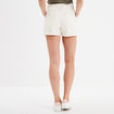 Short mom coton Creeks blanc femme