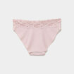 Lot 3 culottes avec dentelle parme femme