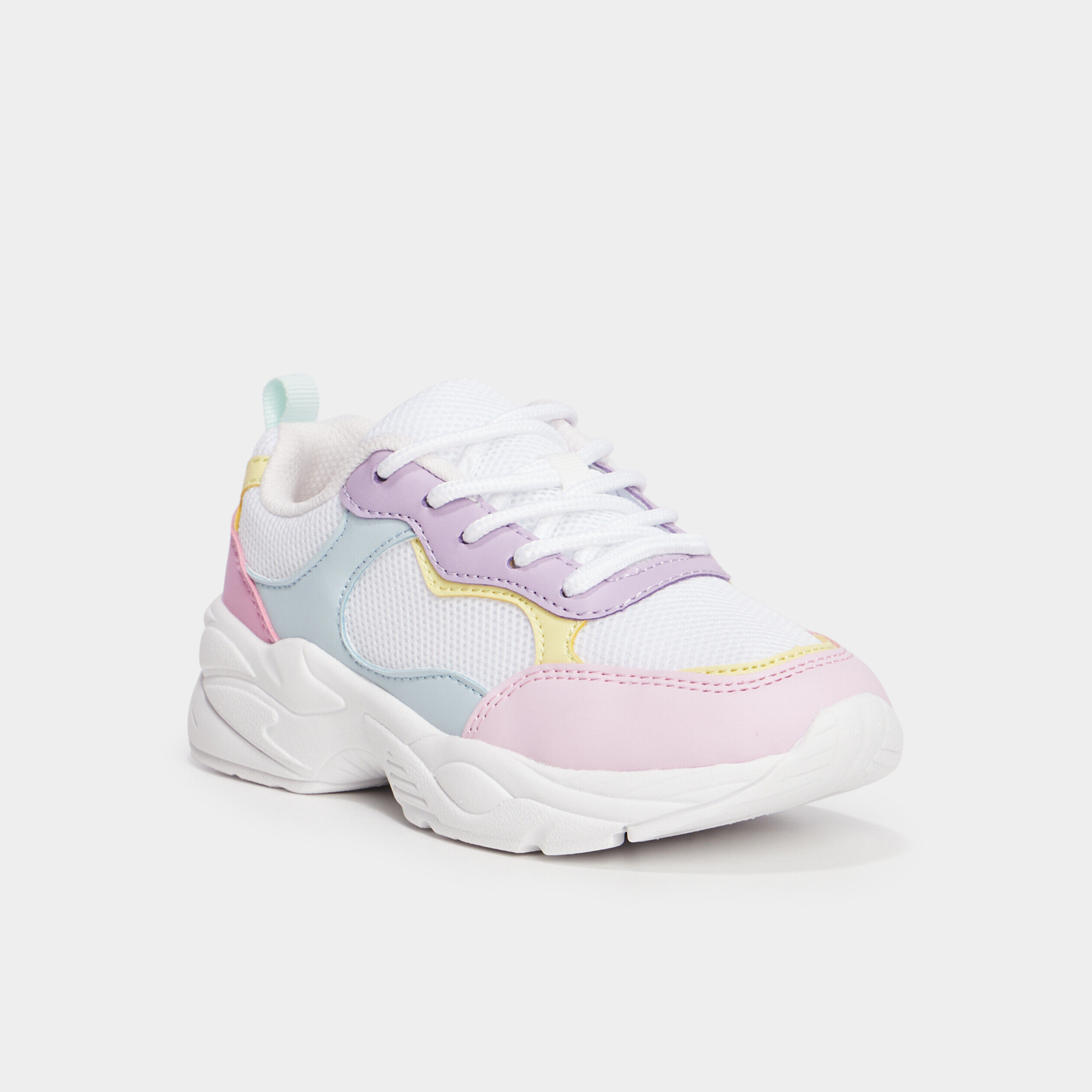 Baskets running semelle mémoire de forme multicolore fille LIBERTO