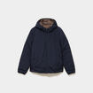 Blouson r&eacute;versible coupe-vent d&eacute;perlant bleu fonc&eacute; homme