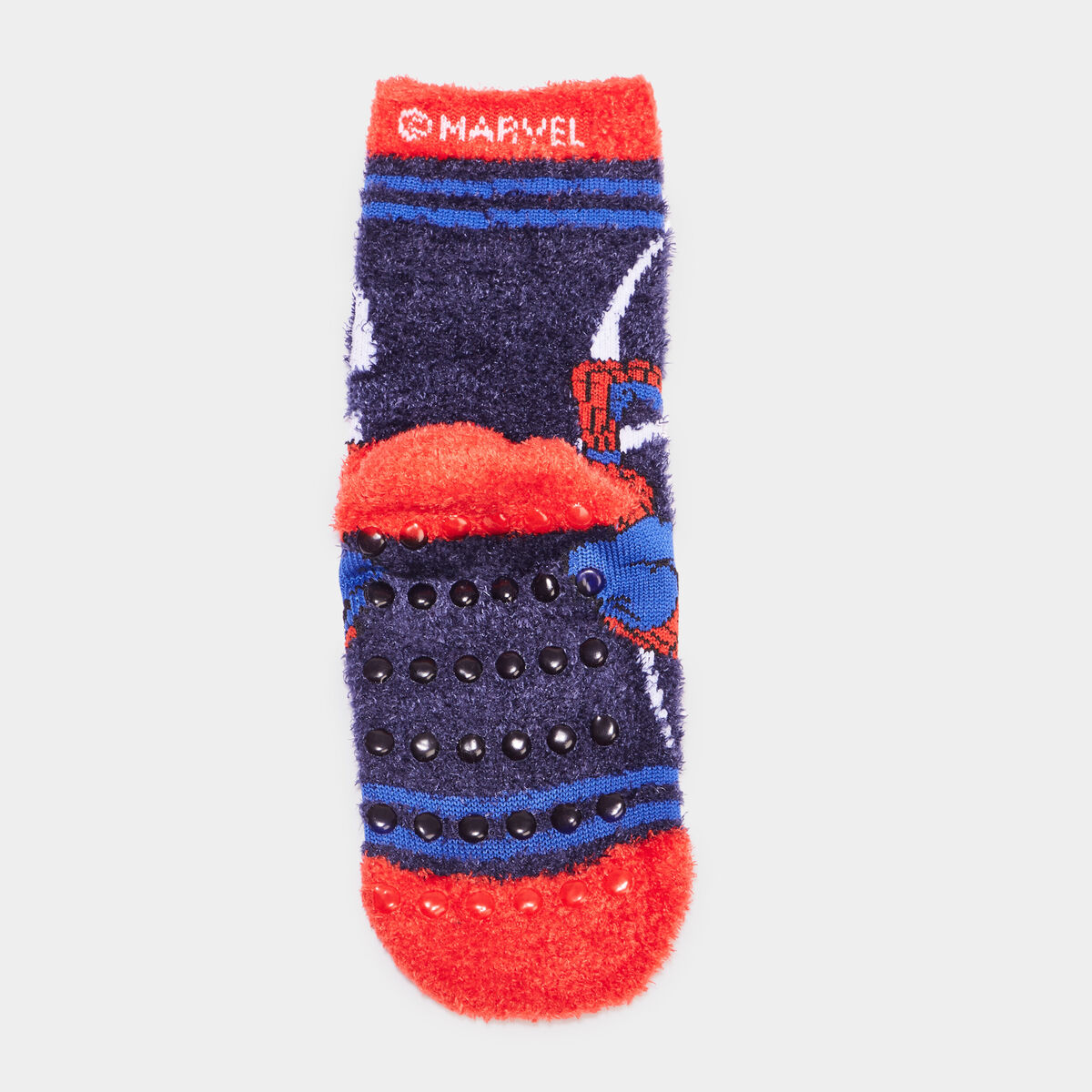 Lot 2 chaussettes d'intérieur Spider-Man rouge garçon