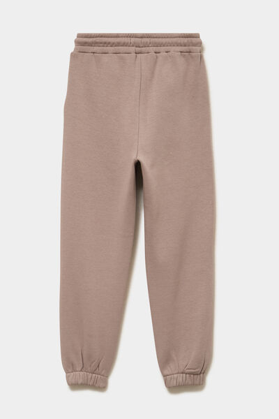 Pantalon de jogging confort doubl&eacute; taupe gar&ccedil;on