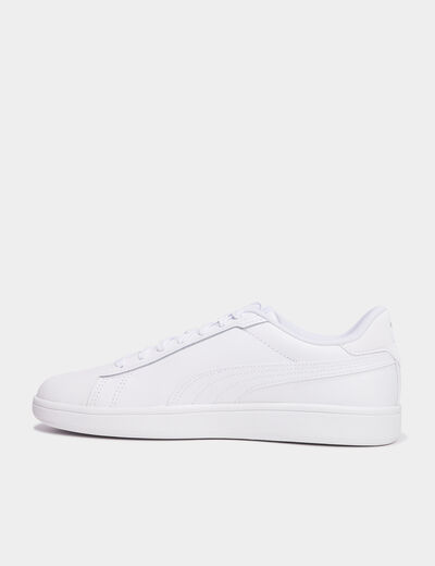 Tennis basses à lacets Puma blanc garçon