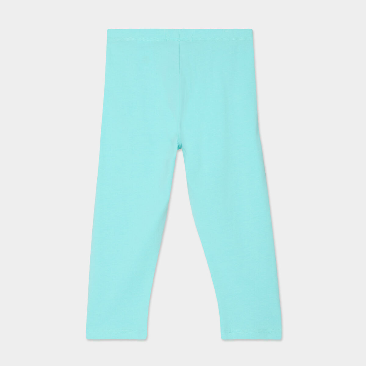 Legging corsaire taille &eacute;lastiqu&eacute;e bleu turquoise fille