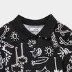Polo manches courtes noir gar&ccedil;on