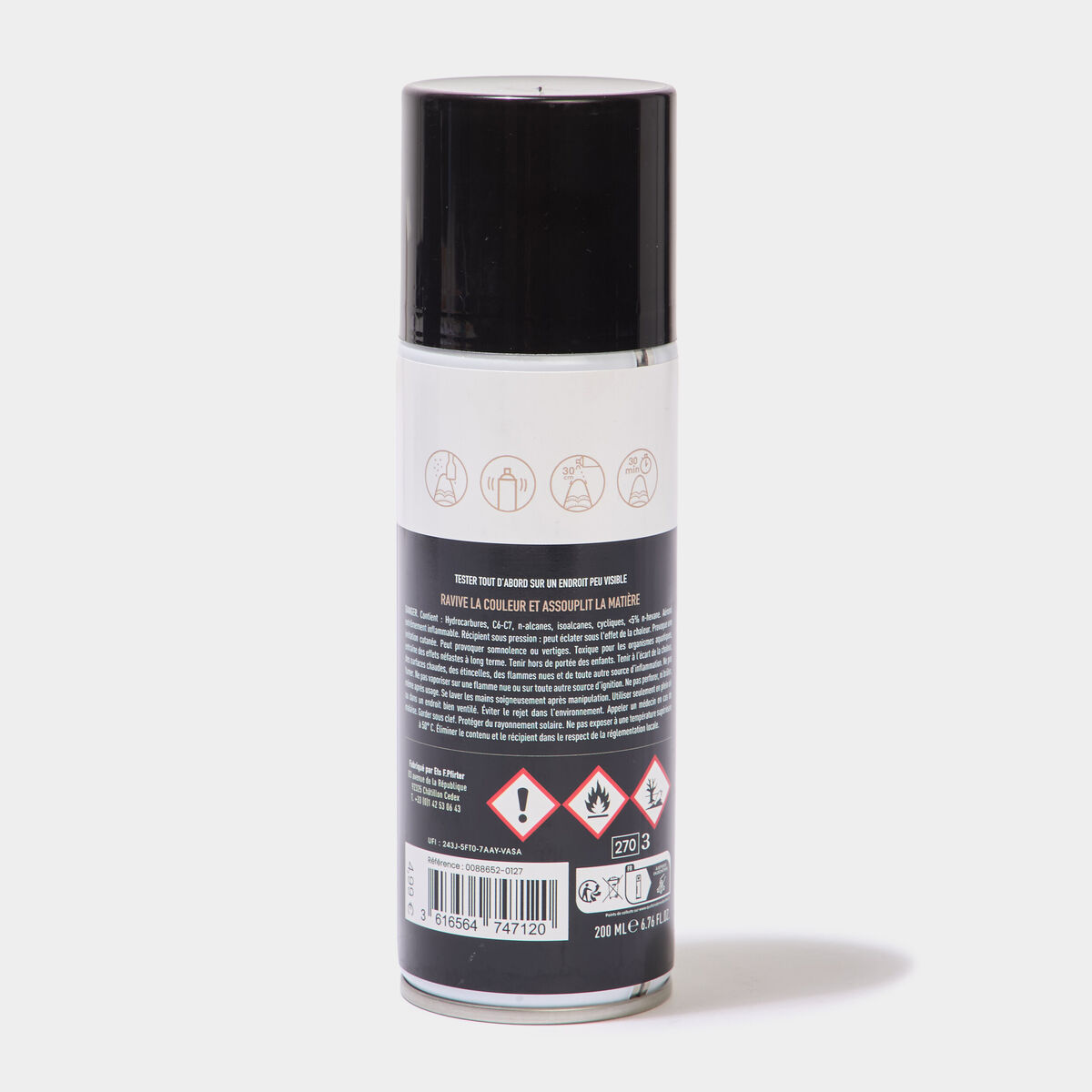 Rénovateur daim nubuck 200 ml multicolore mixte