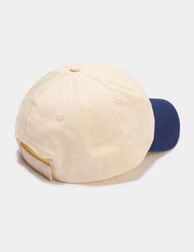 Casquette brod&eacute;e coton sable gar&ccedil;on